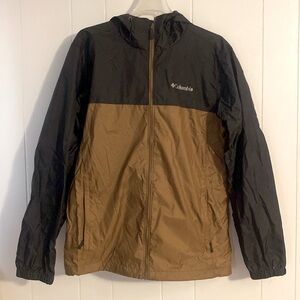 Medium- lightweight- black and brown Columbia jacket